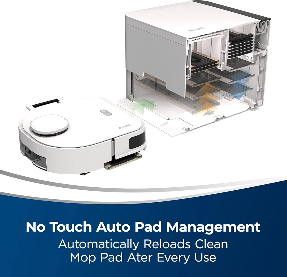 ReadyClean® A3 Robotic Mop Wet/Dry Mopping Hard Floor Robot, Auto-Pad Change - Image 2 of 4