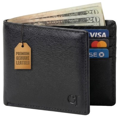 Cuir Jackets Top Grain Leather Wallet | RFID Blocking Genuine Leather Wallets