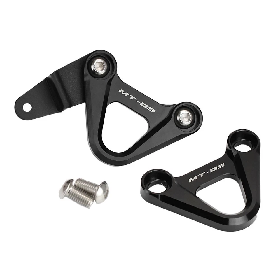 Para Yamaha FZ-09 MT-09 2014-2020 CNC reposapiés trasero placas de bloqueo pedales Foto 4 de 4