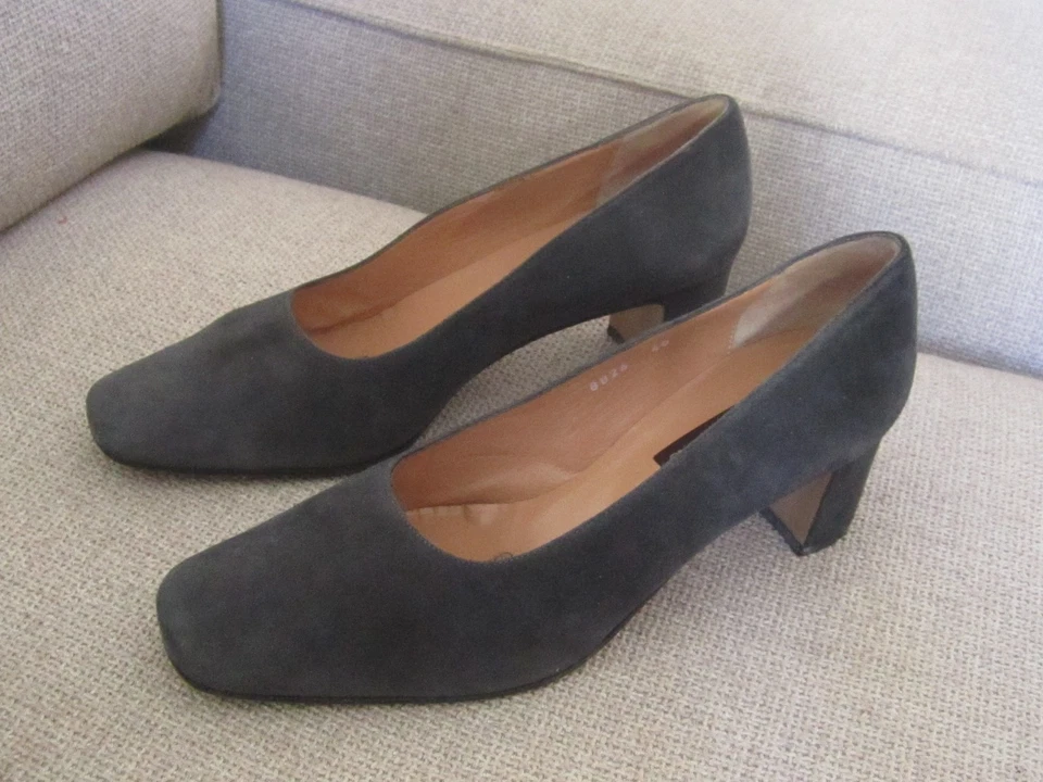 escarpins femme gris pointure 40 daim - Photo 1/4