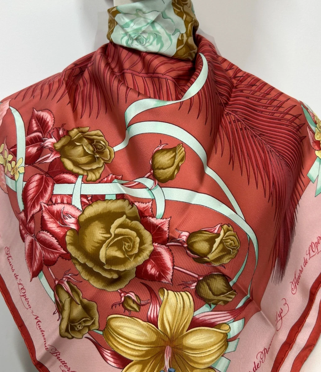 Hermes Scarf Fleurs for sale | eBay