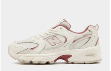 New Balance 530 GS Cream White Red UK 3.5.5