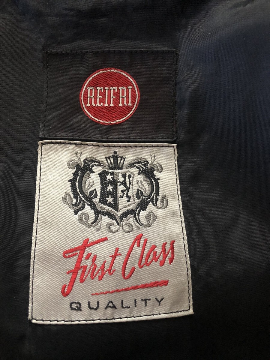 Vintage 60's RARE REIFRI German Luxury Brand Black Wool Ladies