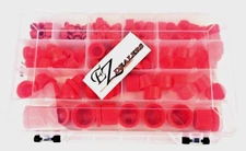 Hydraulic JIC Plastic Cap and Plug Kit Set 124pc 6 Sizes JIC Dust Caps & Plugs
