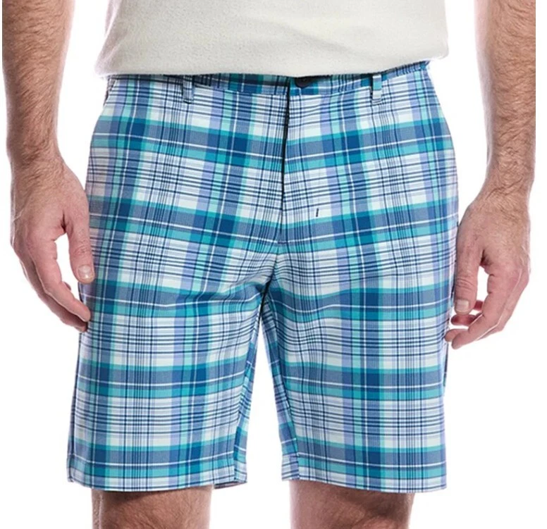 TOMMY BAHAMA CHIP SHOT 10" Clubhouse Plaid GOLF Bermuda SHORTS $118