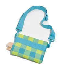 WILD ONE DOG TREAT POUCH & Poop Bag Dispenser  Wear 2 Ways CROSSBODY green/blue