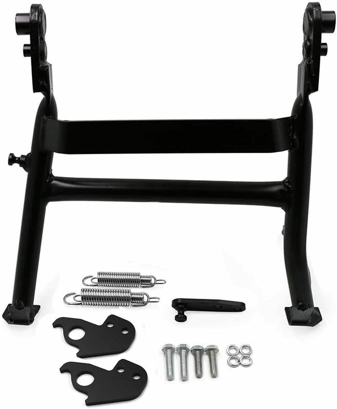Black Center Stand Centerstand Steel Support For Kawasaki KLR650 KLR