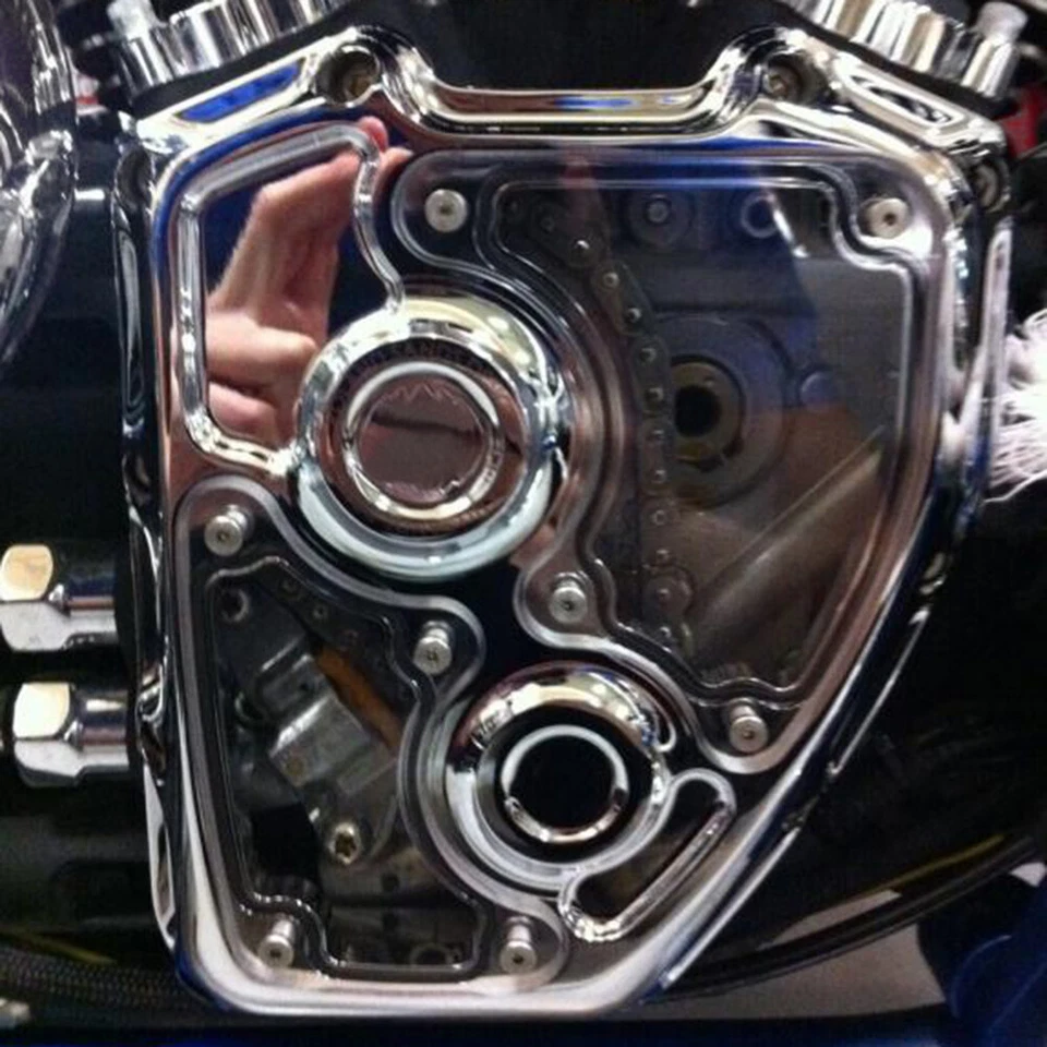 Прозрачная крышка кулачка для Harley Twin Cam с ЧПУ 2001-2017 Dyna 2001-2016 Touring - Изображение 3 из 4
