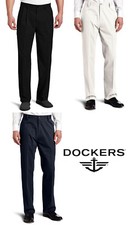 Dockers Men's Pants Easy Khaki D3 Classic Fit Flat Front Pant NEW no Tags