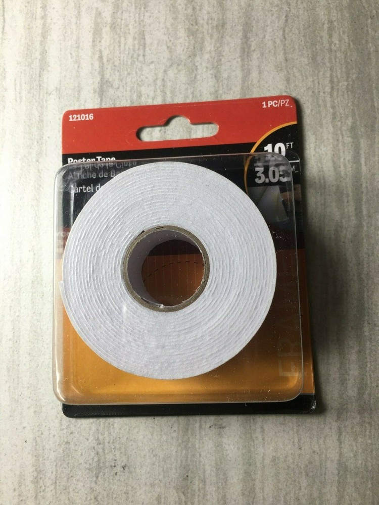 10ft of Poster Tape White