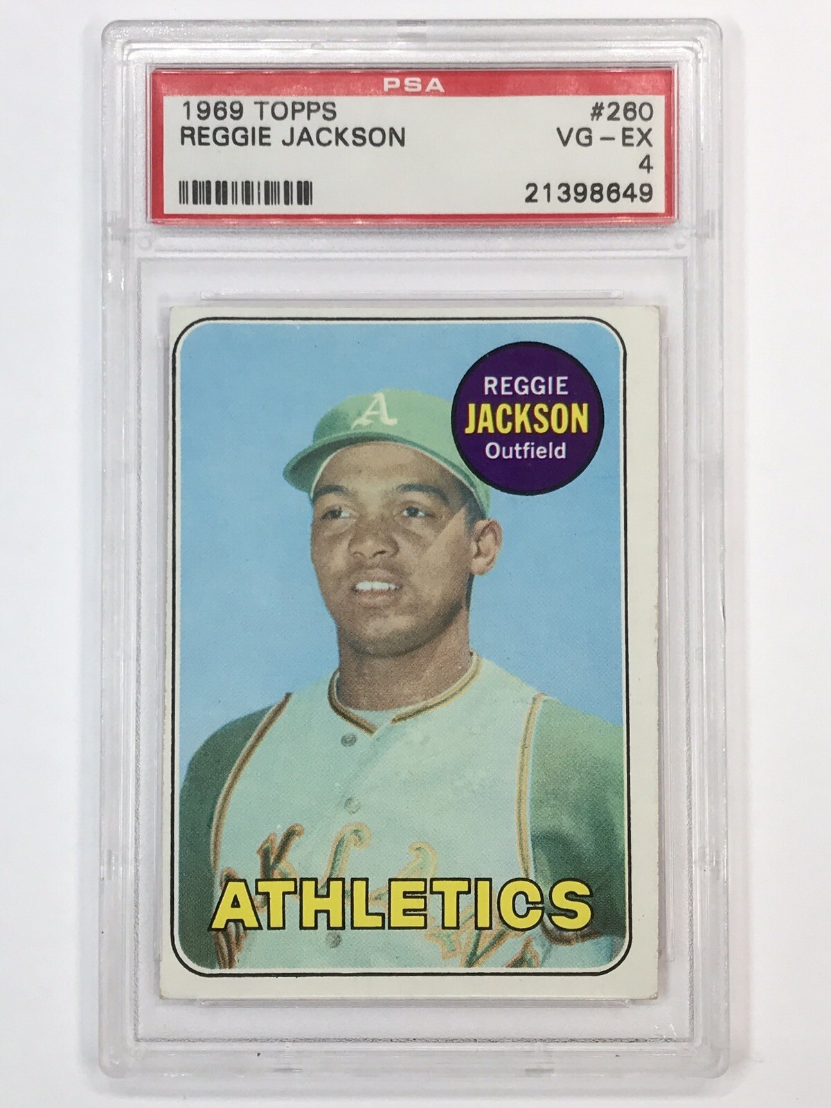 1969 Topps #260 Reggie Jackson PSA VG-EX 4 | eBay