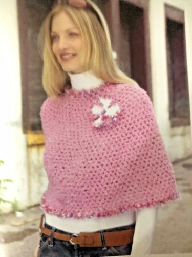 2 Knitting Crochet Pattern Books Poncho Perfection & Ponchos Panache 20 Designs! - Picture 9 of 12