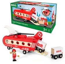 Brio World 33886 Cargo Helicopter - Vehicle Toy Wooden Train Toy From Japan