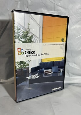 Microsoft Office 2003 Professional Upgrade Software w/ Key + Business ...
