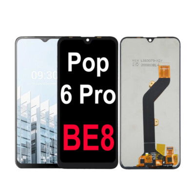 For Tecno Pop 6 BE7 / Pop 6 Pro BE8 LCD Display Touch Screen Digitizer Assembly