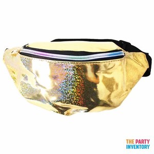gold bum bag