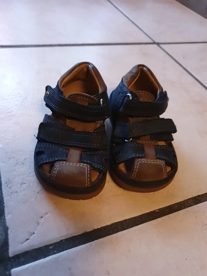 Elefanten Lauflerner Sandalen Gr.20 blau braun *Leder* - Bild 2 von 4