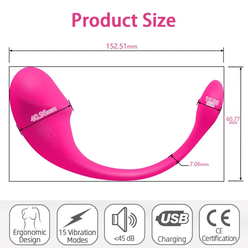 Wireless APP Remote Control Bullet Egg Vibrator G-Spot Dildo Sex Toys For Women - Picture 5 of 15