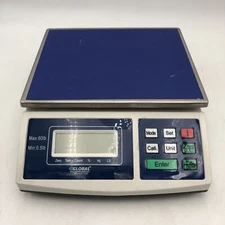 USED Global IndustriaL Electronic Scale 60 lb Capacity UNTESTED AS IS READ