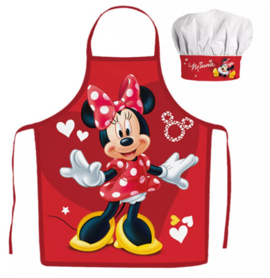   Minnie Mouse Kinder Kochschürze Schürze Backschürze SET 2-Teilig M-38451 