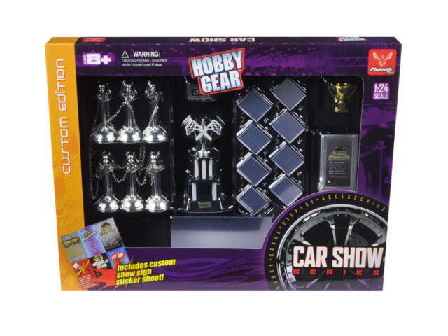Phoenix Toys 1:24 Hobby Gear Car Show Series Diorama Set for Diecast Model Toys