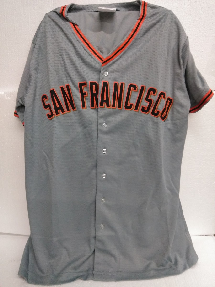 San Francisco Giants SF Grey Shirt Youth XL SGA Stadium Giveaway