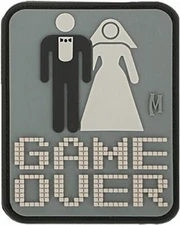 Maxpedition Gear Game Over Patch, Swat, 2 x 2.5-Inch