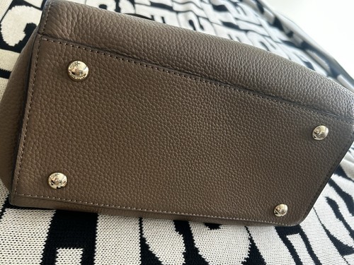 Vera Pelle Florentine Leather Tote Italian NEW Minimalist Quiet Luxury Preppy - Picture 4 of 10