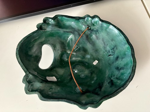 Vintage Decorative Terracotta Greek Tragedy Mask - Picture 6 of 6