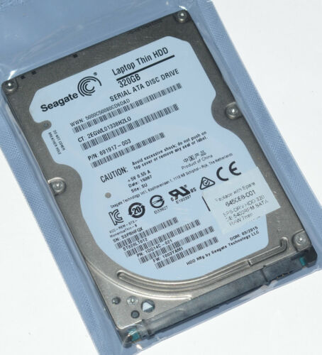 DELL Laptop hard disk Seagate Thin 320GB SATA 2.5" ST320LT012 7MM - Picture 3 of 9