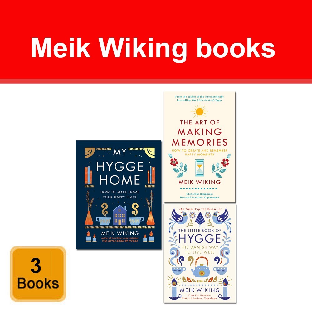 Meik Wiking 3 Books Collection Set My Hygge Home, The Little Book of Hygge