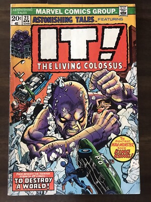 Astonishing Tales #23 Featuring IT The Living Colossus - 2nd App Fin Fang Foom