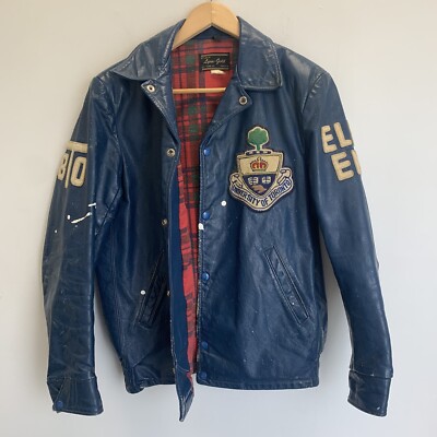 Vintage 1980 University of Toronto ELEC ENG Leather Jacket Vintage 1980 University of Toronto ELEC ENG Leather Jacket