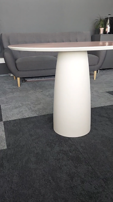 Japandi style Dining Table - White / Diameter 98cm - 38.5 Japandi style Dining Table - White / Diameter 98cm - 38.5