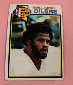 1979 Topps Earl Campbell Rookie Card | eBay