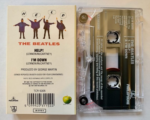 The Beatles HELP! Cassette Single TCR5305 **UK 1ST ISSUE 1991** NEAR MINT - Picture 6 of 6