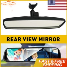 Quality 8" Black Rear View Mirror Replacement Interior Day For Night Universal
