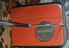 Vintage Fuller Electrostatic Carpet and Floor Sweeper Red Made in Japan S677