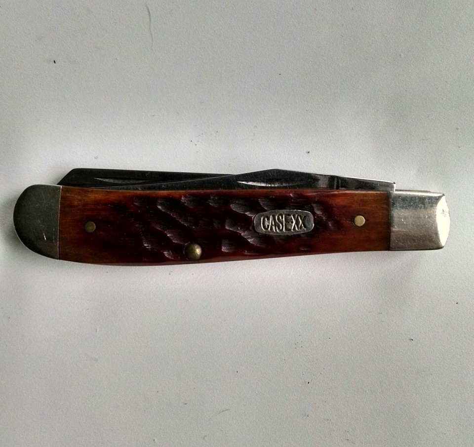Case xx Chestnut bone mini trapper pocket knife New condition | eBay