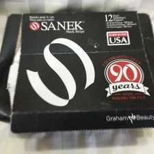 SANEK Neck Strip 12 Packs of 60 Strips=720 Barber Salon USA 580025