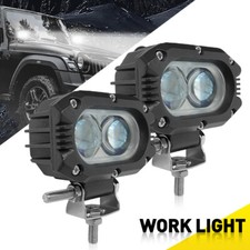 2x LED Work Light Bar Flood Spot Lights Driving Lamp Offroad Car SUV Camper UK
