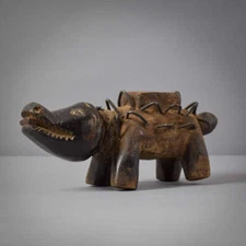 Bakongo Nkisi Nikondi Nail Power Fetish Dog Congo