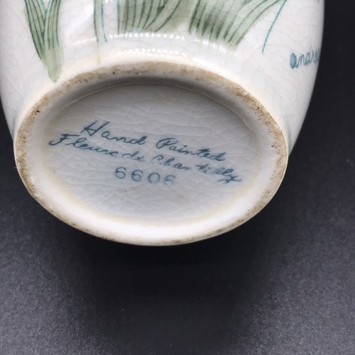 Vintage Andrea Fleurs De Chantilly Japan Flower Vase Signed - Picture 7 of 7