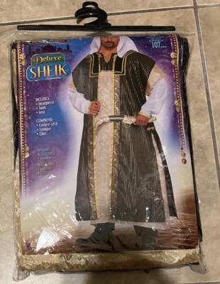 Desert Prince Deluxe Arab Sheik Costume NEW Adult Mens NEW in Retail Packaging