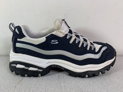 SKECHERS SPORT Energy 2 Navy Blue White Trainers Sneakers Shoes 1817 Womens 8.5