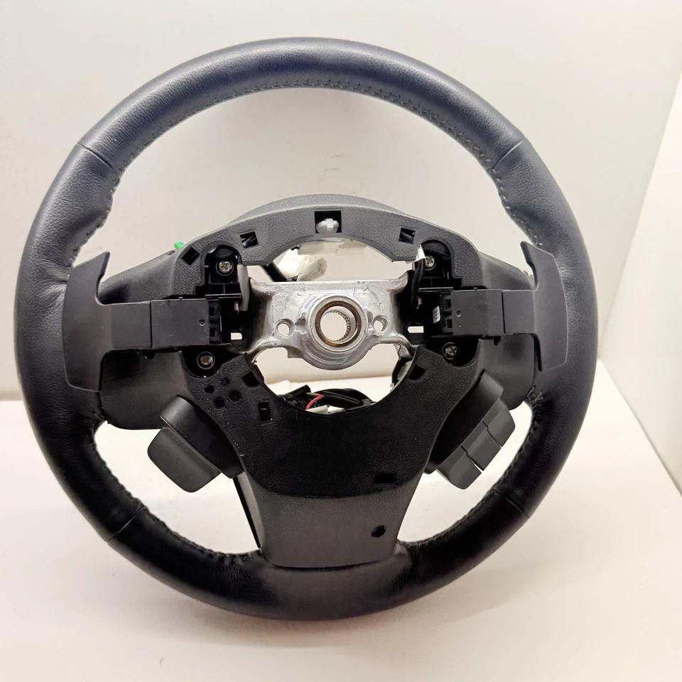 Subaru Ascent 2020 volante térmico con paletas de cambio cuero negro OEM Foto 4 de 4