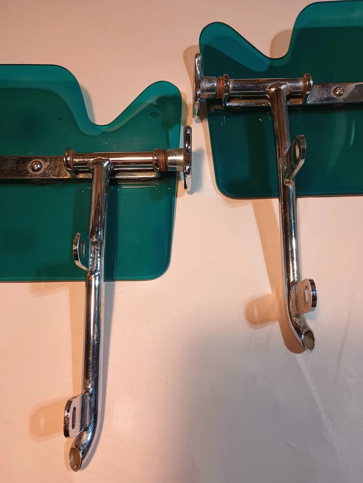 Deflector de viento cromado verde Honda Goldwing GL1500 Show Foto 3 de 3