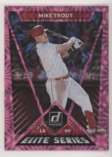 2020 Panini Donruss Elite Series Pink Fireworks Mike Trout #E-5 0jj3