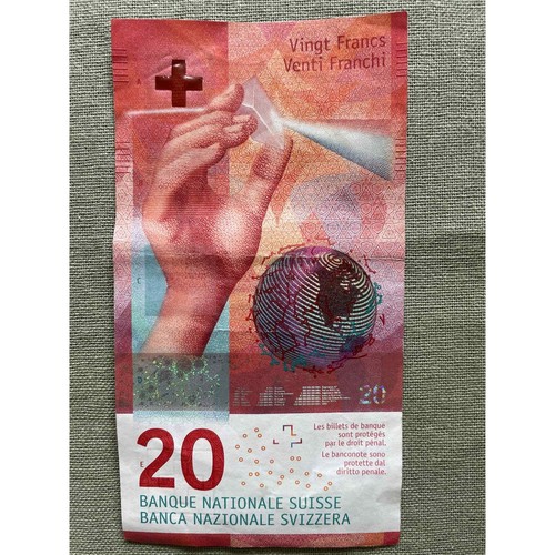 Swiss 20 Francs circulated Banknote Franc bill Switzerland CHF | eBay