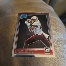 2021 Panini Chronicles Draft Picks Rashod Bateman Minnesota Golden Gophers #212